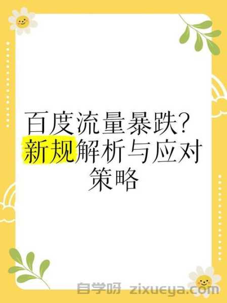 百度排名暴跌？7个实战方法快速恢复你的网站流量
